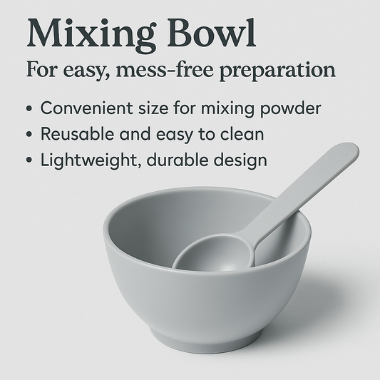 Powder Poof Precision Mixing Bowl & Spoon