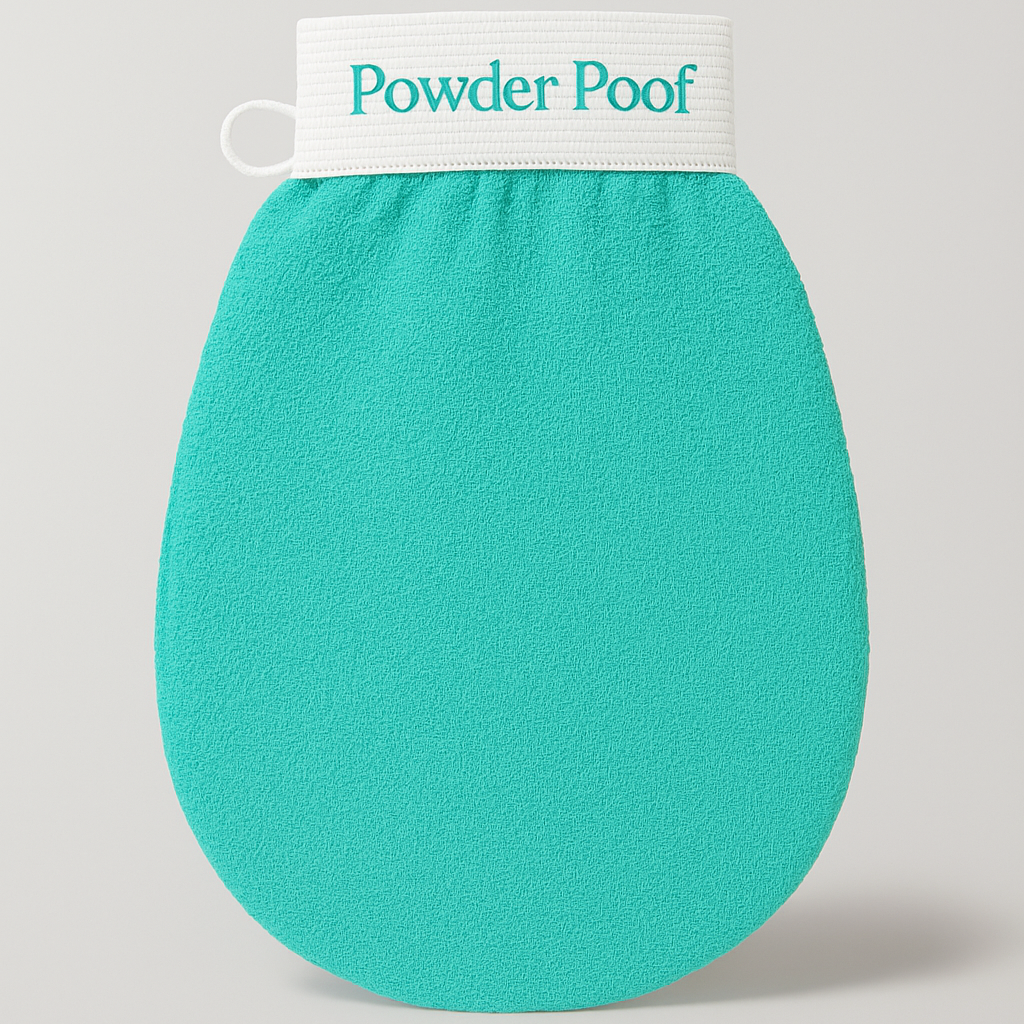 Powder Poof Exfoliating Mitt