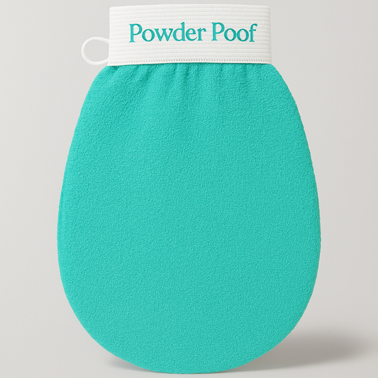 Powder Poof Exfoliating Mitt